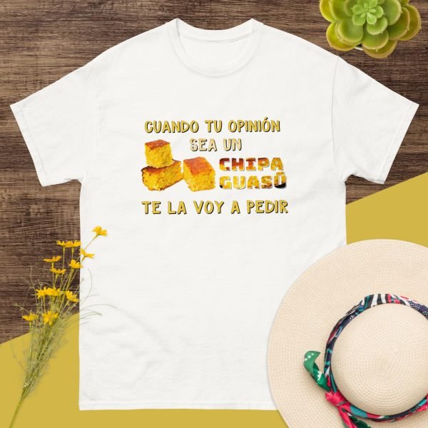 Camiseta "Cuando tu Opinión Sea un Chipa Guasu" - Imagen 4